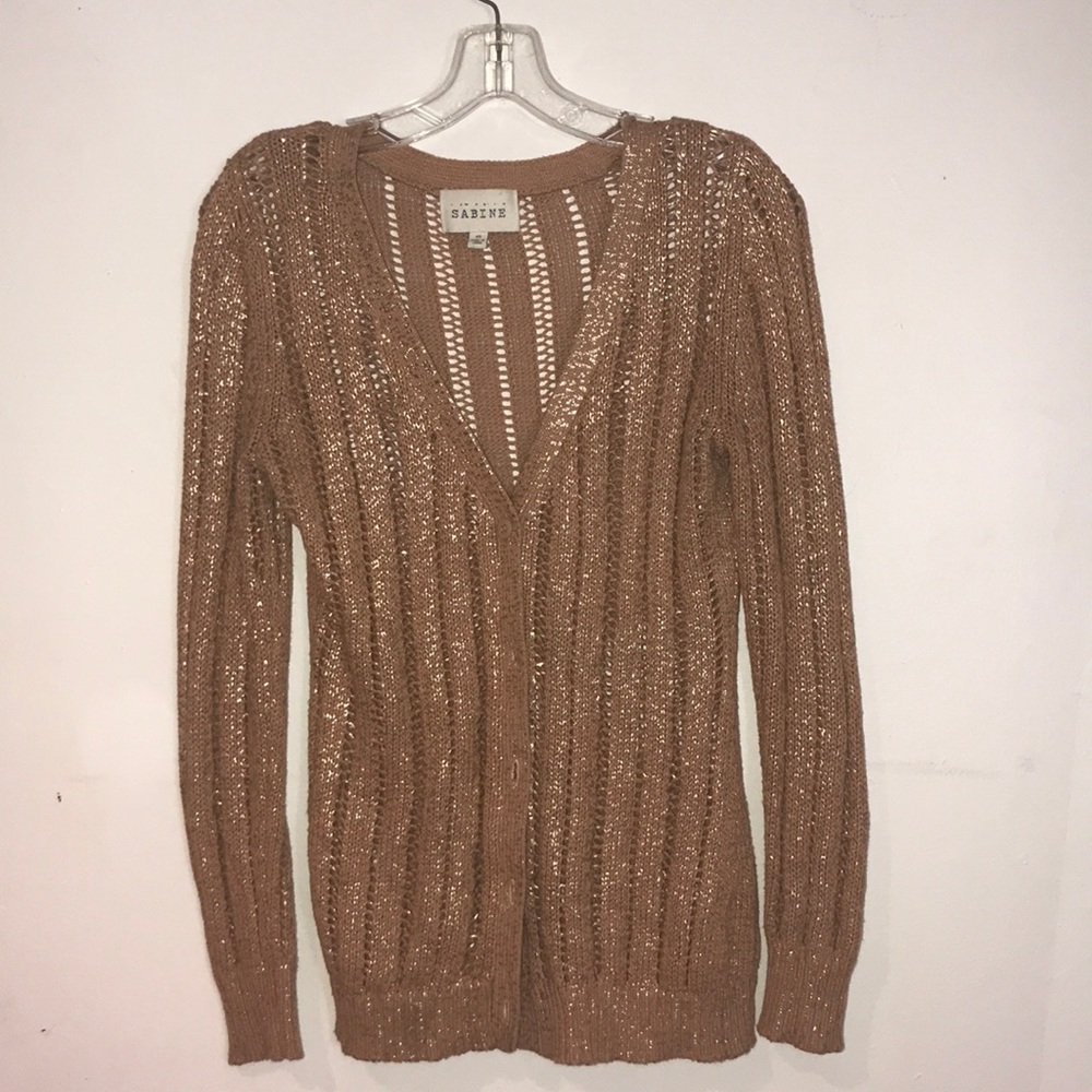 Sparkly gold sweater